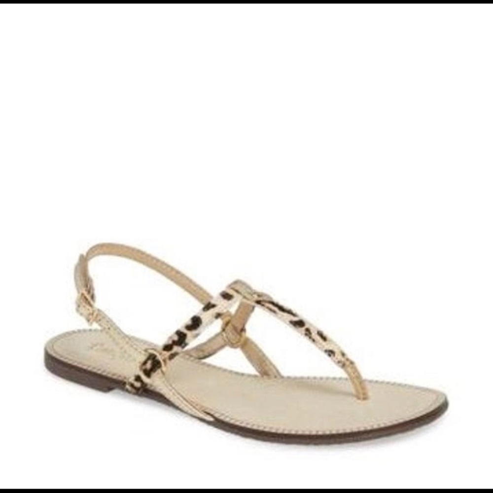 lilly pulitzer cheetah print sandals
